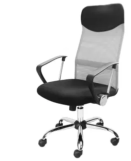 Kancelářské židle Kancelářské křeslo PRESIDENT stříbrné