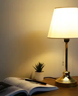Lampy a lampičky Stolní lampa  AYD-3110 krémová