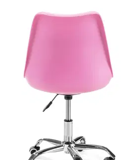 Kancelářské židle Ak furniture Otočná židle FD005 růžová