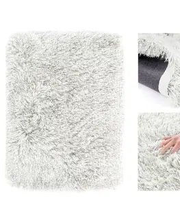 Koberce a koberečky Koberec AmeliaHome Floro světle šedý, velikost 100x150