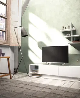 Obývací stěny a sestavy nábytku Televizní stěna LIZA bílá
