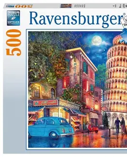 Hračky puzzle RAVENSBURGER - Uličky v pise 500 dílků