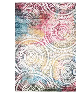Moderní koberce Trendy barevný koberec se vzorem mandaly