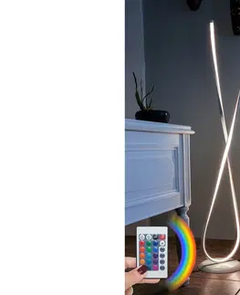 Svítidla Sofahouse 28862 Designová stojanová lampa Delilah 120 cm vícebarevná