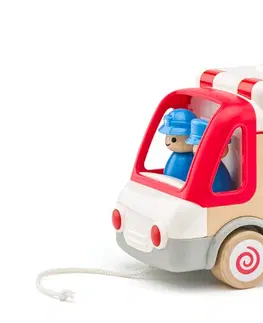 Hračky WOODY - Auto ambulance se zvuky a světlem