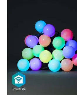 Vánoční osvětlení Smart LED vánoční řetěz  WIFILP03C20 10m WiFi Tuya