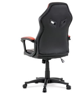 Kancelářské židle Herní židle CHIGINAG, červená a černá ekokůže