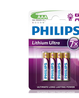 Baterie primární Baterie Philips Ultra AAA 4ks