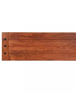 Předsíňové stěny Lavice akáciové dřevo Dekorhome 110 cm