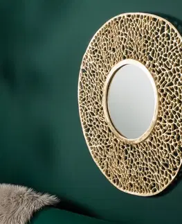 Zrcadla LuxD Nástěnné zrcadlo Lance S 76 cm zlaté