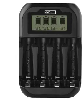 Inteligentní nabíječky EMOS Nabíječka baterií EMOS BCN-41D + 4AA 2700 N9331