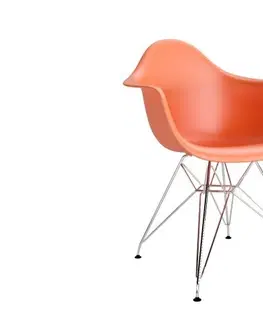 Výprodej nábytku skladem Stolička P018 /inšpirovaná DAR/ Barva: Oranžová