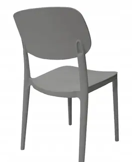 Zahradní židle a křesla Kontrast Zahradní židle Delos šedá