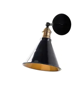 Svítidla Opviq Nástěnná lampa Berceste IX černá