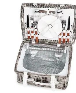 Chladící tašky a boxy Piknikový koš pro 2 osoby s termoboxem