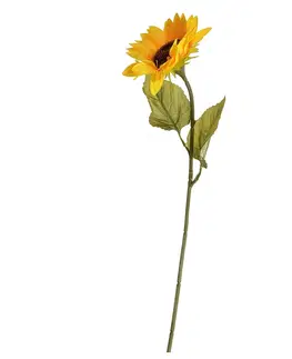 Květiny Umělá květina Slunečnice žlutá, 68 cm