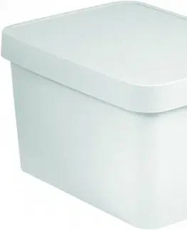 Boxy na hračky CURVER - Box Infinity s poklopem 17 l - bílý