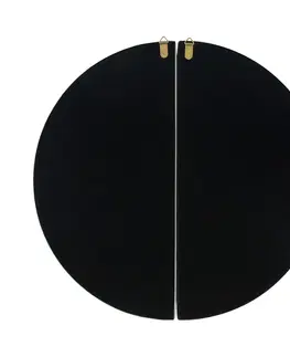 Zrcadla HOMEDE Nástěnné zrcadlo Kish černé, velikost 50x2,3x50