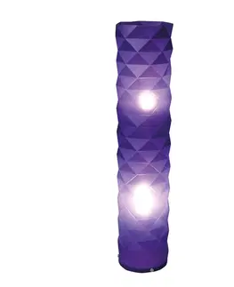 Stojací lampy Näve Stojací lampa Elia ve fialové s nožním vypínačem