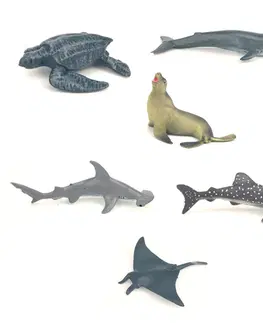 Hračky RAPPA - Sada mořských živočichů  v krabičce 6 ks