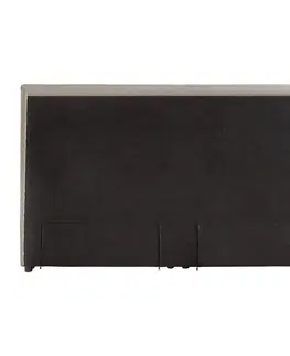 Americké postele Postel boxpring s toperem, 180x200 Cm, Béžová
