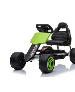 Dětská vozítka a příslušenství Baby Mix Dětská šlapací motokára Go-kart Speedy, zelená