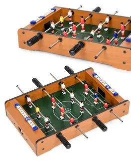 Dřevěné hračky MULTISTORE Mini stolní fotbal pro děti FOOTBALL vícebarevný