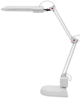 Stolní lampy do kanceláře Ecolite LED stolní lampa 8W, 630lm, 4000K, bílá L50164-LED/BI