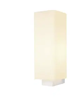 Moderní nástěnná svítidla SLV BIG WHITE QUADRASS Indoor, nástěnné svítidlo, E27, bílé 1003431
