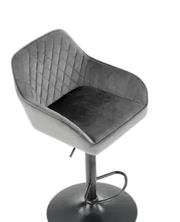 Barové židle HALMAR Barová židle H103 šedá