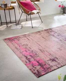 Koberce LuxD Designový koberec Rowan 240 x 160 cm béžovo-růžový