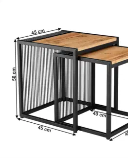 Konferenční stolky Konferenční stolek 2 ks RIMBO Tempo Kondela