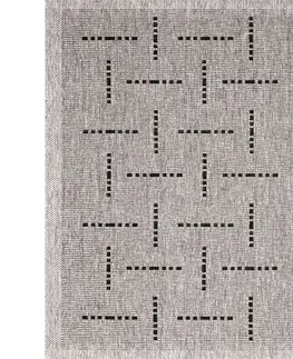 Koberce a koberečky Spoltex Kusový koberec Floorlux silver/black 20008, 80 x 150 cm