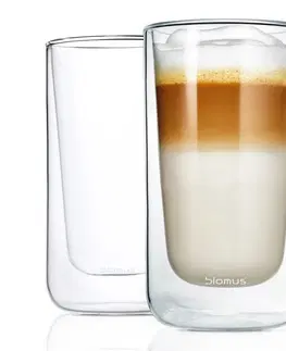 Sklenice Set termosklenic na café latte NERO 320 ml BLOMUS