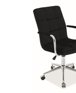 Kancelářské židle Signal Kancelářské křeslo Q-022 VELVET Varianta: Černá / Bluvel 19