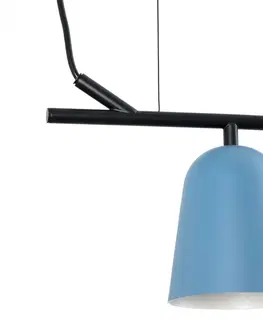 Moderní závěsná svítidla FARO STUDIO Lineal lineární závěsné svítidlo, modrá
