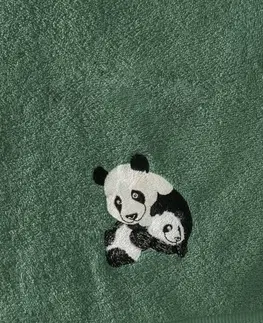 Ručníky Froté sada koupelnového textilu s výšivkou pandy