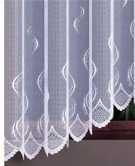 Záclony Forbyt, Hotová záclona nebo balkonový komplet, Irma, bílá 200 x 250 cm