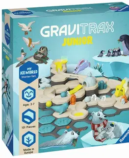 Hračky stavebnice RAVENSBURGER - GraviTrax Junior Startovní sada Ledový svět