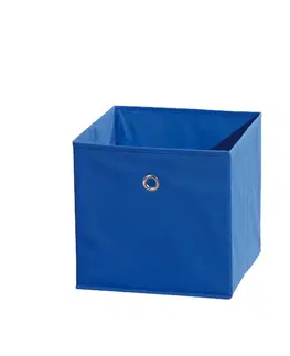 Ložnice|Bytové doplňky WINNY textilní box, modrý