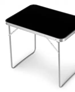 Zahradní stolky MODERNHOME Campingový rozkládací stůl Tena 70x50 cm černý