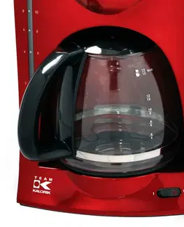 Kávovary a frapovače Exihand Kávovar KALORIK KA 1050 R, 900W, 1,5l, červená metalíza