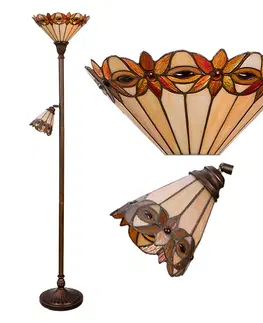 Svítidla Stojací lampa Tiffany Sarah - Ø 35 / Ø 14*176 cm  Clayre & Eef 5LL-5718