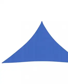 Stínící textilie Stínící plachta trojúhelníková HDPE 3 x 3 x 3 m Dekorhome Béžová
