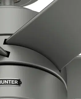 Stropní ventilátory se světlem Hunter Stropní ventilátor Hunter Solaria DC LED IP44 Ø 152
