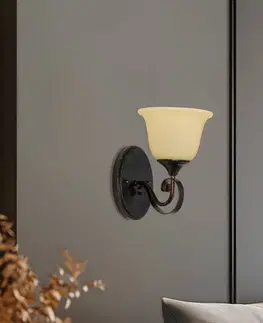 Nástěnná svítidla Lucande Nástěnné světlo Svera ve venkovském stylu, E27
