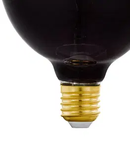 Stmívatelné LED žárovky EGLO LED žárovka E27 4W T120 1 800K filament smoky dim