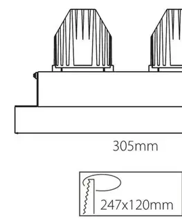 Bodovky do podhledu na 230V Light Impressions Deko-Light kardanové osazení bez rámu pro Modular Sytem COB 930096
