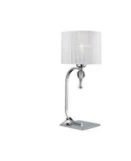 Designové stolní lampy Stolní lampa AZzardo Impress table white AZ1107 E27 1x60W IP20 33cm bílá