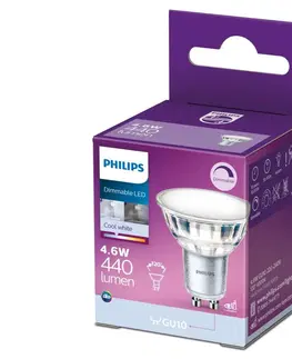 Žárovky Philips LED Stmívatelná žárovka Philips GU10/4,6W/230V 4000K 